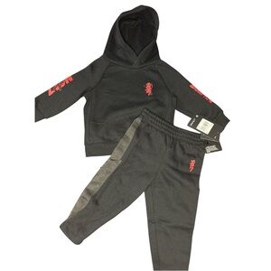 Jordan Kids Matching Set in Black and Red New with tags size 12M